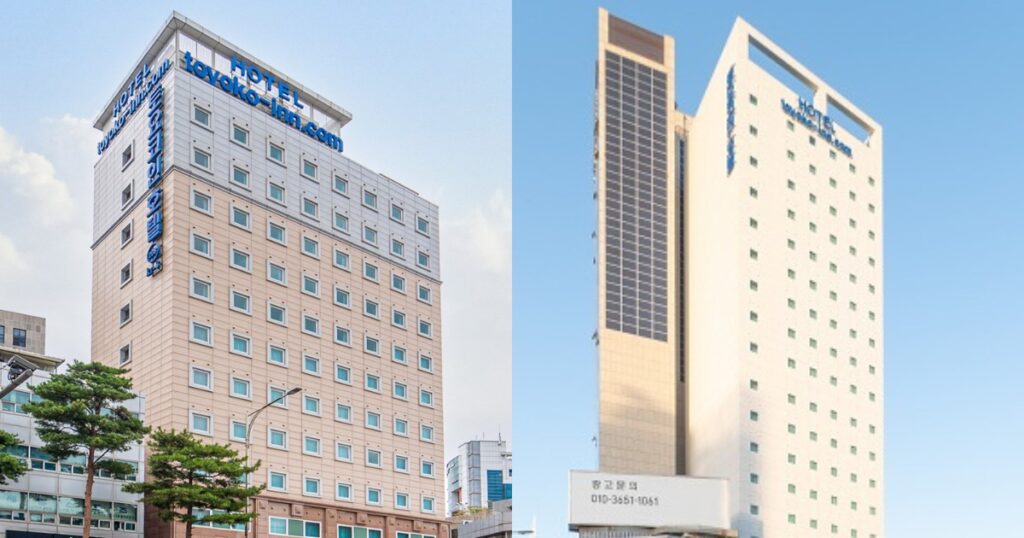 東横インソウル東大門1と2外観
