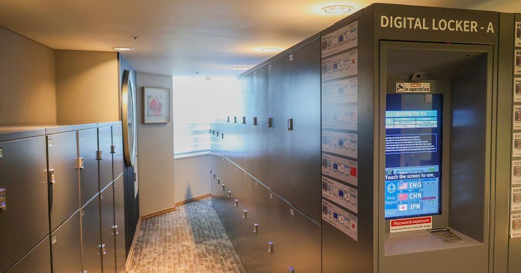 ナインツリーホテル明洞ロッカールーム