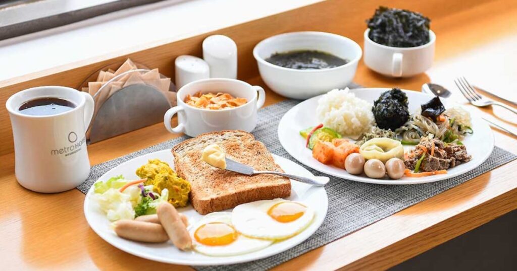 メトロホテル朝食