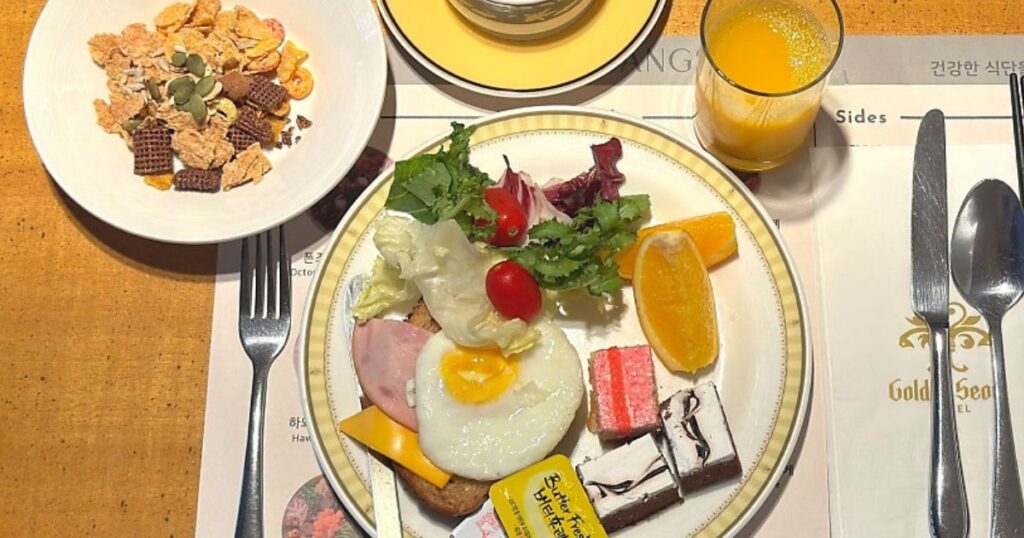 ゴールデンソウルホテル朝食