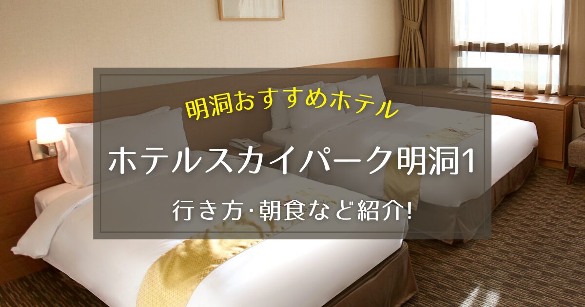 【明洞】ホテルスカイパーク明洞1の行き方や朝食についてご紹介！