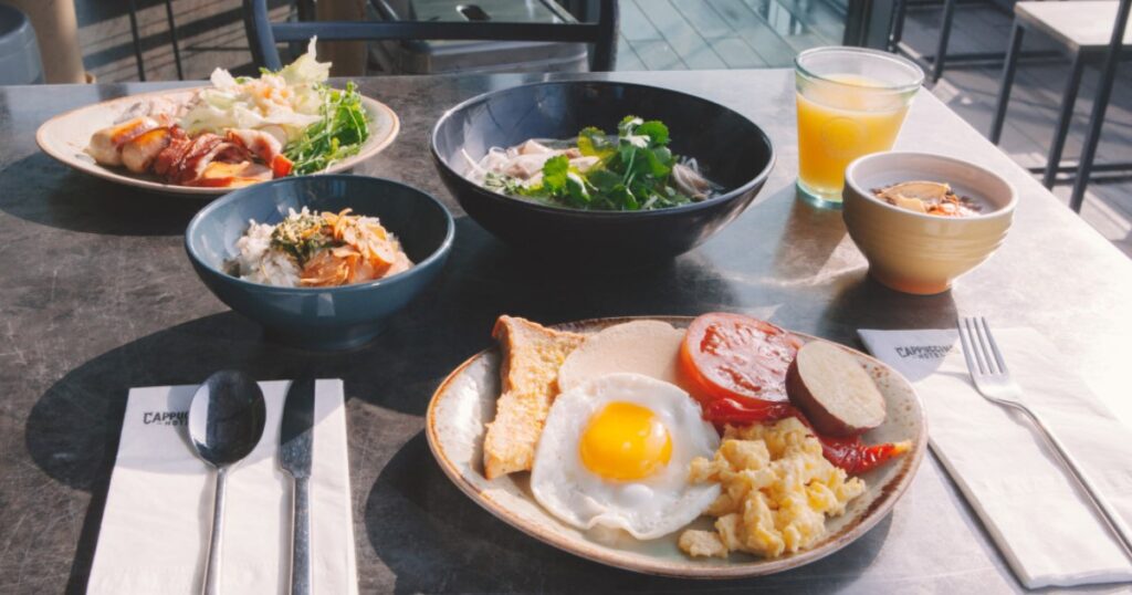 ホテルカプチーノ朝食
