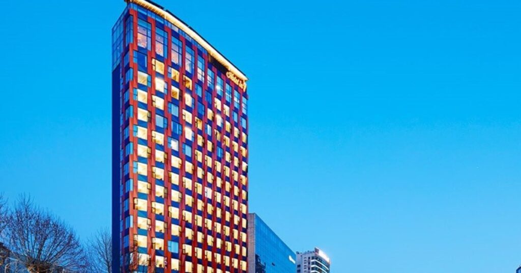 ホテルイン9江南外観