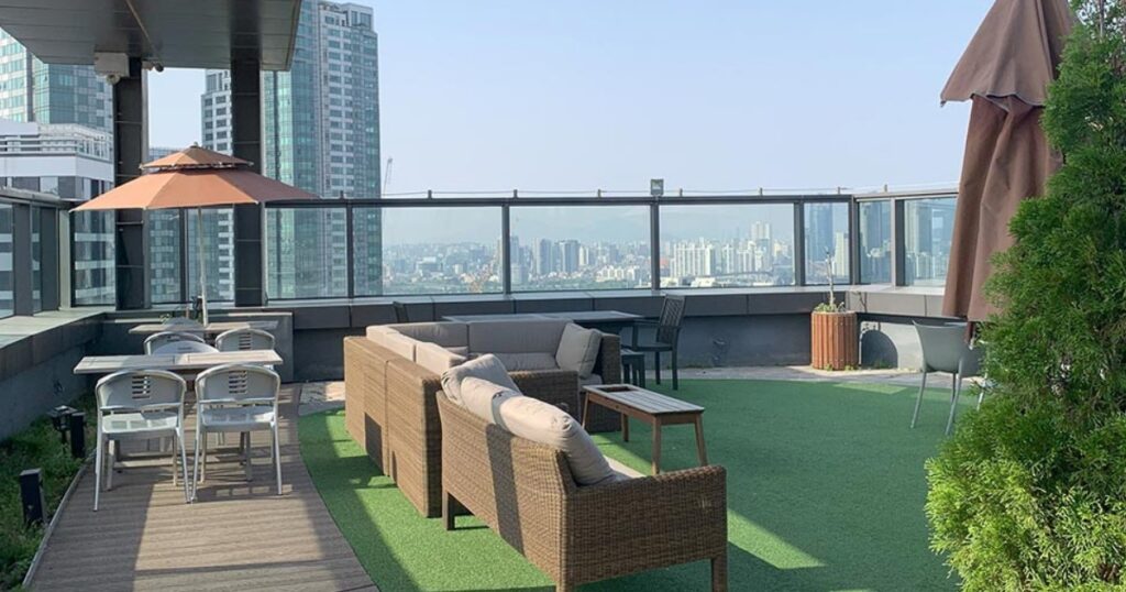 ホテルイン9江南ルーフトップ