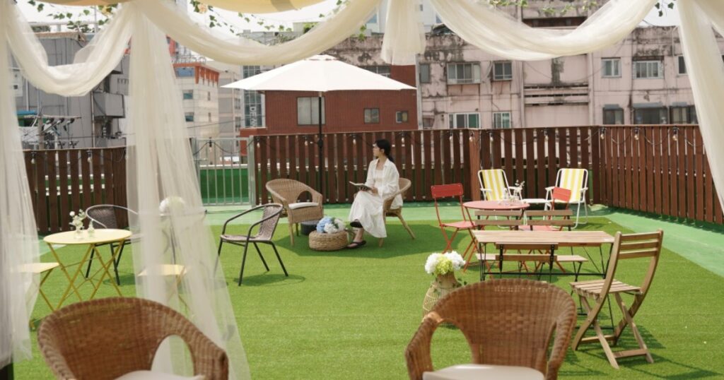 D.A.L Premium Capsule Hotelルーフトップ