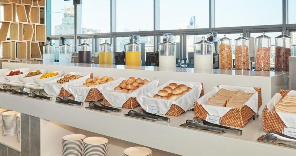 ホリデイインエクスプレスソウル弘大朝食