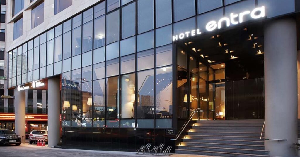 ホテルエントラ江南外観