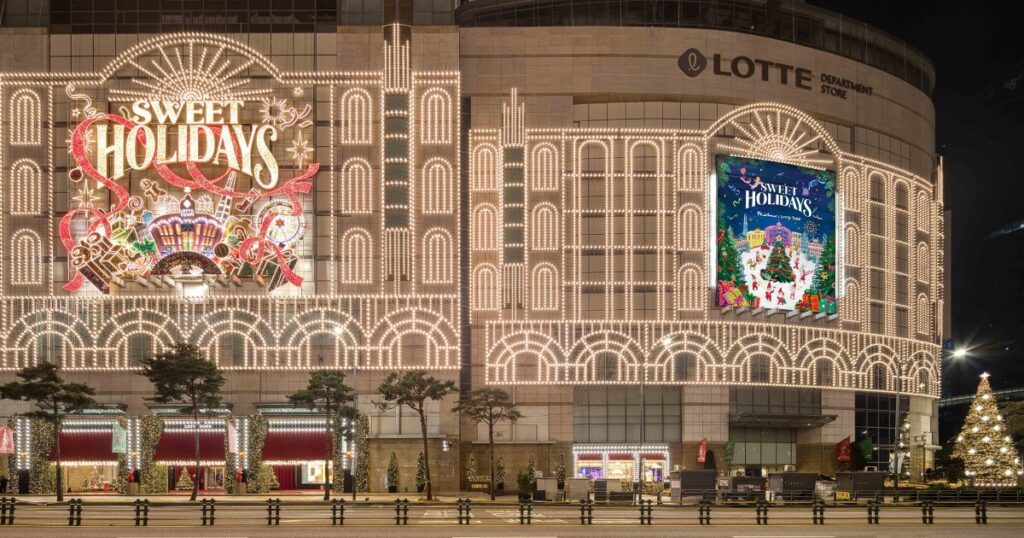 ロッテホテルソウルイルミネーション