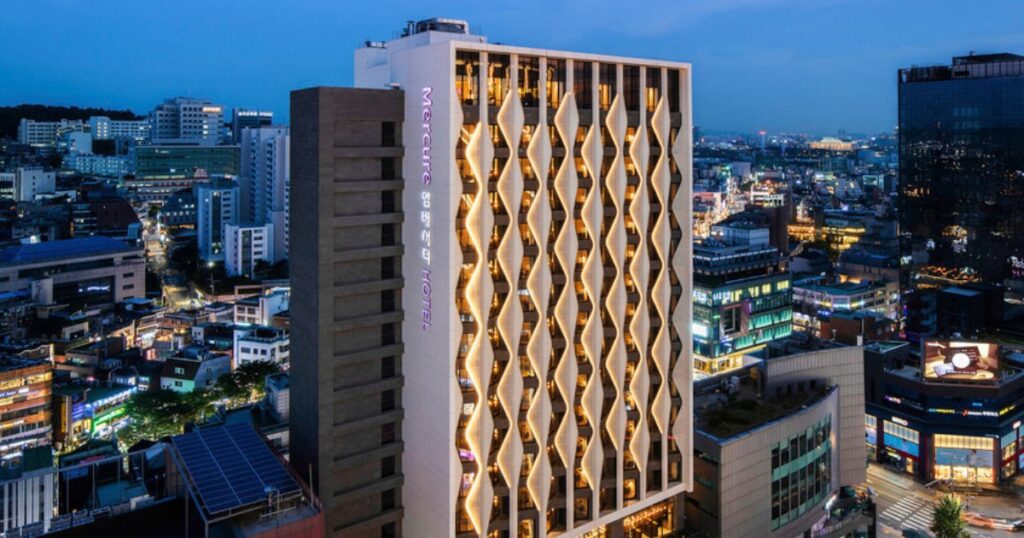 メルキュールアンバサダーソウル弘大外観