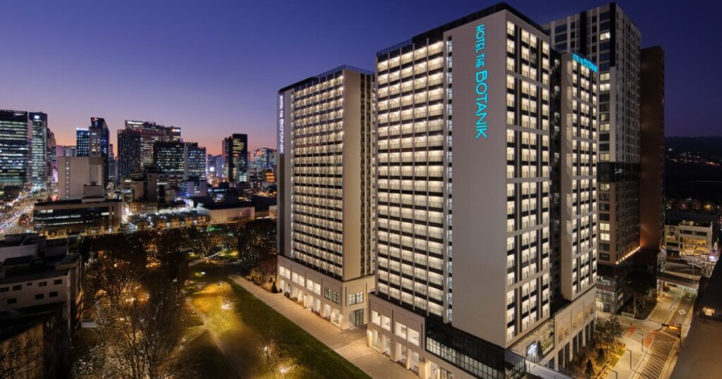 ホテル ザ・ボタニックセウン明洞外観